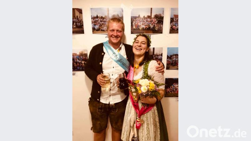 Daniela Kaiser und Tim Götz sind das neue Oberkirwapaar. Bild: exb