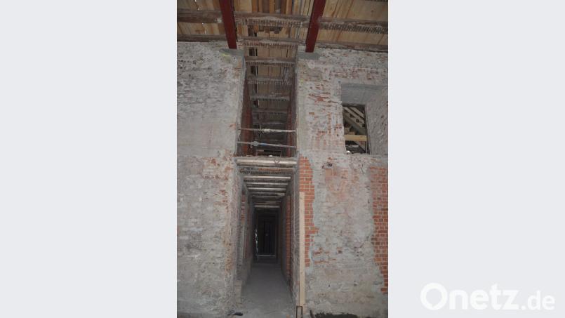 Bei der Sanierung der alten Polizei werden auch im Innenbereich umfangreiche Arbeiten ausgeführt. Bis September 2019 soll alles fertig sein. Bild: ws