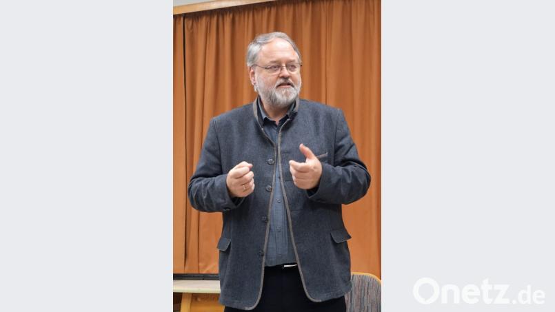 Referent Johannes Geiger. Bild: exb/Michaela Staufer