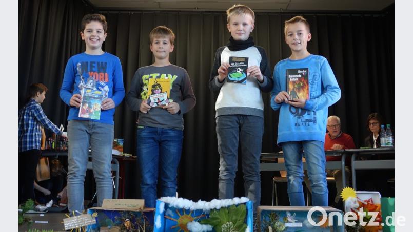 Im zweiten Teil wurden auch die besten Teilnehmer des Vorlesewettbewerbs gekürt. Bild: exb