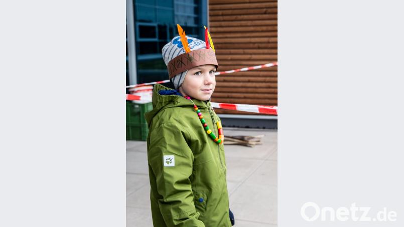 Leben wie die Indianer: Dazu lud Oberpfalz-Medien die Kinder der Mitarbeiter ein. Bild: Lukas Meister