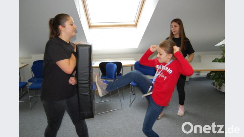 Bei der Selbstverteidigung konnte Vieles gelernt werden. Bild: Klinikum/Uschold