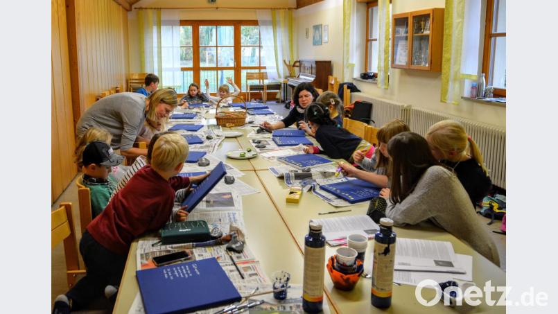 Auch Kreativität war gefragt bei der Kinderbibelwoche Bild: fdl