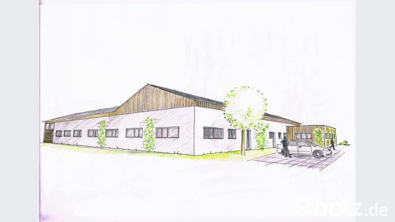 Trotz des Schuldenabbaus kann das Millionenprojekt Neubau der Stadtgärtnerei (Planskizze aus südwestlicher Ansicht) gemäß den Angaben der städtischen Finanzverwaltung im nächsten Jahr aus eigenen Mitteln der Kommune finanziert werden. Bild: Andreas Royer