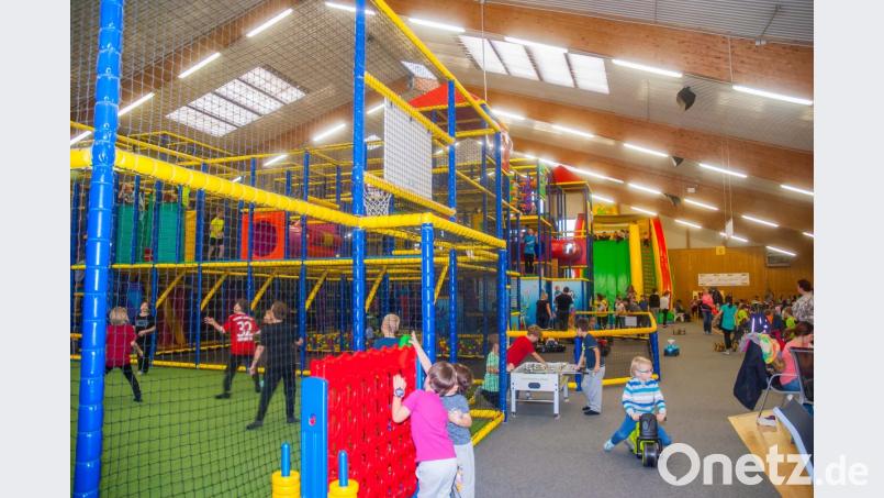 Die vielen kleinen Besucher hatten am Buß-und Bettag im Kinderland großen Spaß. Bild: cfd