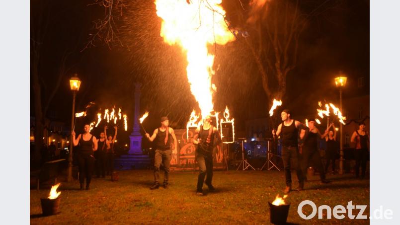 Die Waidhauser Gruppe &quot;Public Surprise&quot; zeigt bei &quot;Vohenstrauß im Kerzenschein&quot; wieder eine spektakuläre Show. Bild: dob