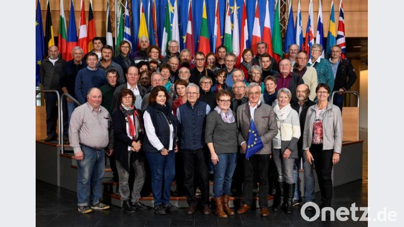 Eine interessante Lehrfahrt führte die Teilnehmer nach Straßburg, wo unter anderem der Besuch des Europaparlaments auf dem Programm stand. Bild: exb