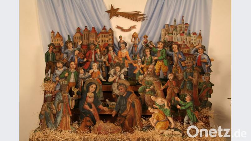 Eine der Krippen aus Südböhmen, die im CeBB vom 29.11. bis 6.01.19 präsentiert werden Bild: eib