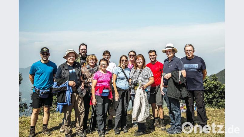 Reisegruppe bei einem Wanderausflug im Ghorkagebiet. Bild: rfü
