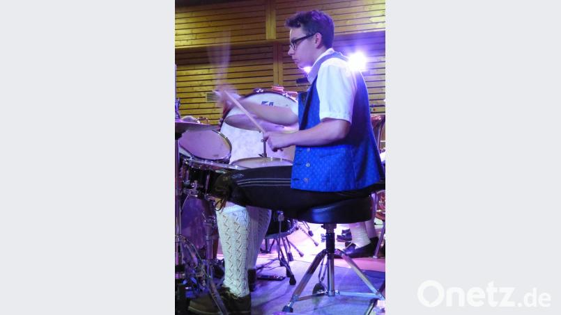Schlagzeugsolo von Nico Hundhammer. Bild: fsb