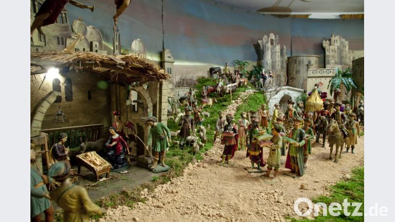 Ein Ausschnitt aus der Klosterkrippe Bild: hm