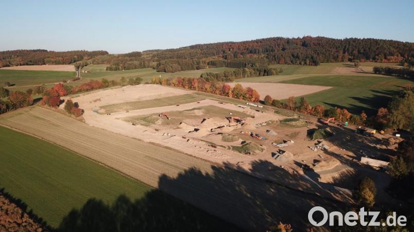 Das Baugebiet &quot;Hirmersbühl&quot; liegt am Fuße des Fahrenbergs. Bild: fla