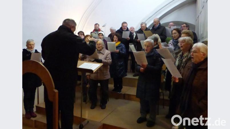 Orgel oder Geige – das sind die Attribute der heiligen Cäcilia von Rom, der Patronin der Kirchenmusik. Und ihr zu Ehren gestalteten acht Pressather Musikgruppierungen, darunter auch der Männergesangsverein und Frauenchor unter der Leitung von Heribert Ficker, die Feier vor rund 300 Gottesdienstbesuchern in der Pfarrkirche Sankt Georg. Bild: mng