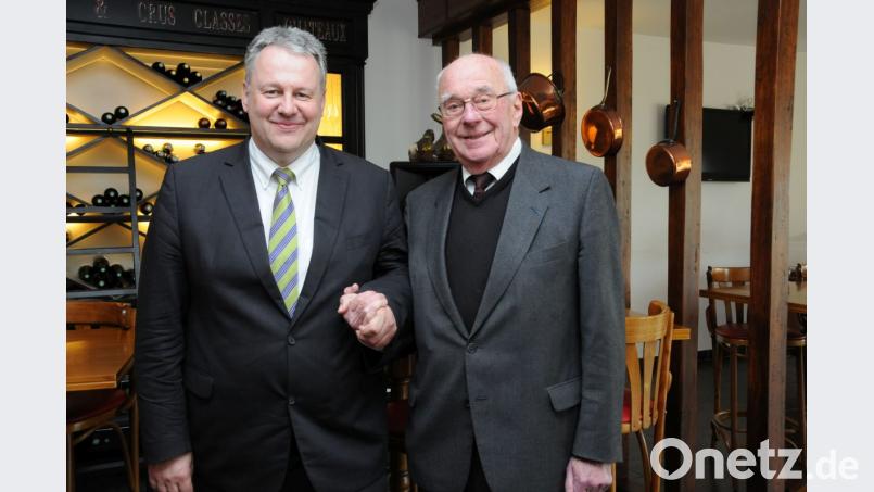 Landrat Richard Reisinger und René Gallas. Bild: Bildarchiv Landratsamt