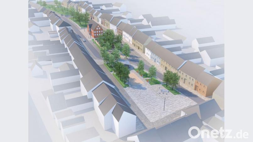 Das Jahrhundertprojekt der Kulmstadt ist die Markplatzsanierung. Am östlichen Teil wird begonnen. Hier entsteht ein großer Platz, der für die verschiedensten Veranstaltungen genutzt werden kann. Im westlichen Teil wird dieser durch ein Multifunktionsgebäude begrenzt. Bild: ow