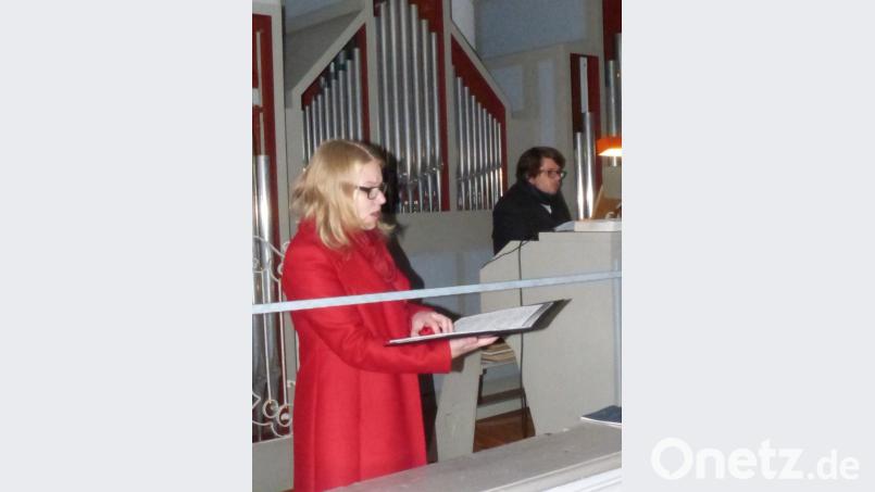 Katharina Flierl und Markus Ritzel beim Konzert. Bild: fm