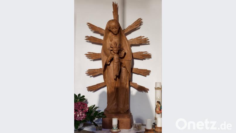 Die Marienfigur in der Kapelle in Matzersreuth. Bild: tr