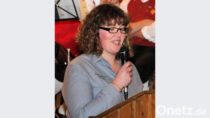 Viele Veranstaltungen hat Vorsitzende Ramona Bauer schon eröffnet. Eine Tierversteigerung noch nie. Sie freut sich deshalb auf Freitag. Bild: bsc