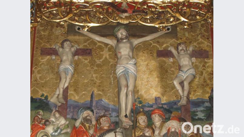 Jesus leidend und sühnend am Kreuz für die Menschheit. Bild: mdö
