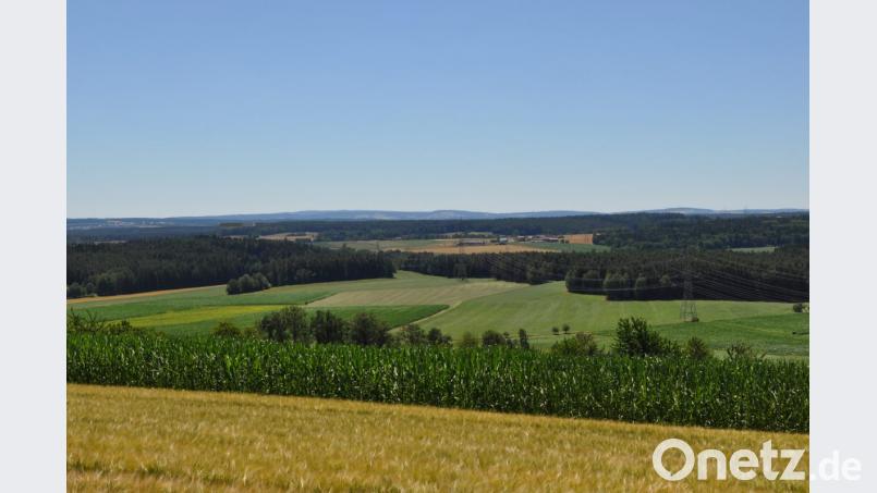 Gebäudehöhe 40 Meter von der B 22,, Höhe Wendersreuth Bild: Büro TNL