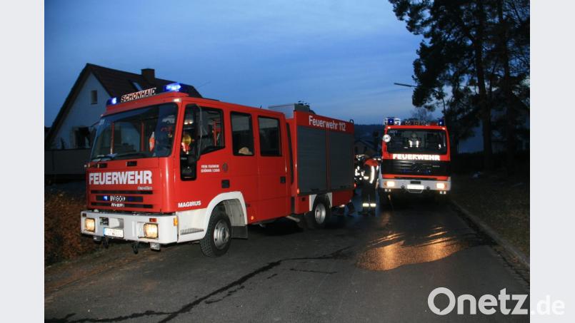 Vor Ort sind die Feuerwehren aus Wiesau und Schönhaid-Leugas. Bild: wro