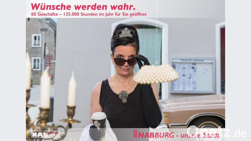 Der Filmklassiker „Frühstück bei Tiffany“ stand Pate beim Novemberbeitrag des Netzwerkes Nabburg. Bild: exb