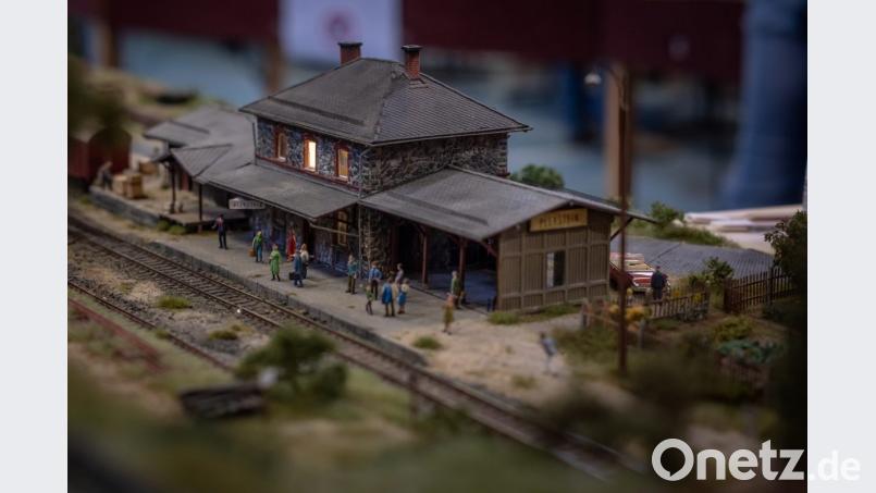 Der Bahnhof Pleystein der Modelleisenbahnfreunde Pleystein. Bild: pml