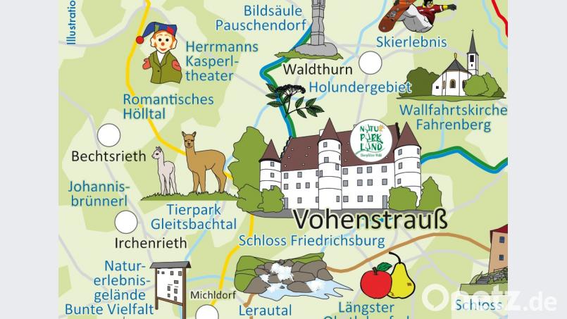 Ein Ausschnitt aus dem neuen Vohenstraußer Flyer. Bild: exb