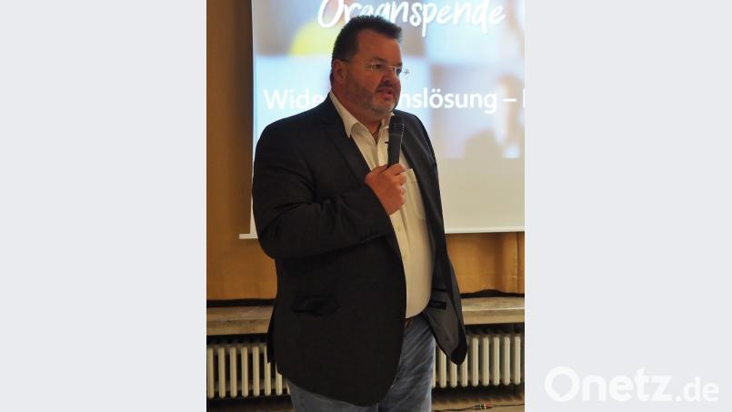 Moderierte und organisierte: Transplantationsbeauftragter Andreas Faltlhauser Bild: Bühner