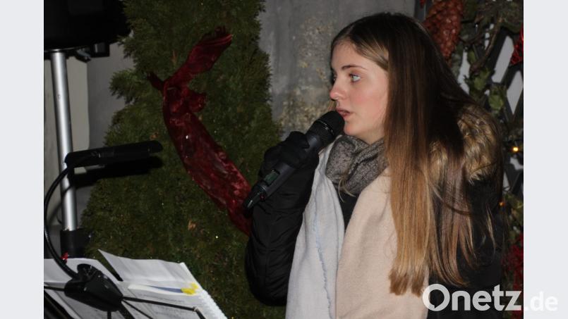 Luisa Zeitler überzeugte mit &quot;O holy night&quot;. Bild: kro