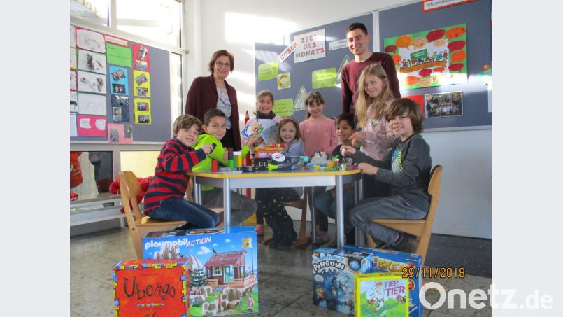 Die Altenstädter Grundschüler können sich nun im Spielezimmer austoben. Bild: exb