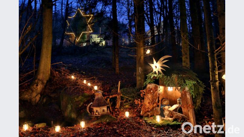 Ein idyllisches Ambiente bietet &quot;Advent im Wald&quot; am Eulenberg. Bild: Gerhard Götz