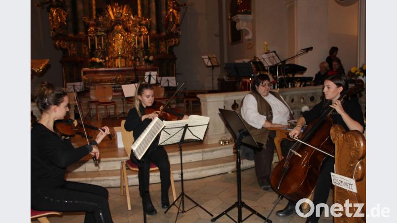 Das Streicherensemble unter der Leitung von Franziska Rosemann glänzte mit klassischen Werken. Bild: ads