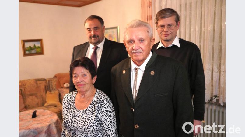 Johann Friedl (vorne) ist 80 Jahre alt. Bild: fvo