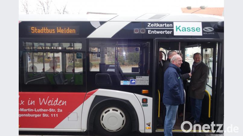 Der Öffentliche Personennahverkehr in Weiden, der „Stadtbus“, ist mit außergewöhnlich modernen und abgasarmen Fahrzeugen unterwegs. Bild: exb