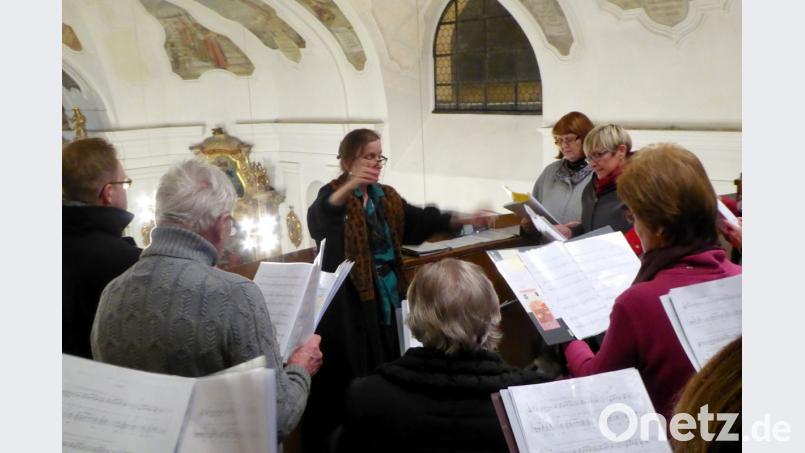 Der Kirchenchor St. Felix mit Leiterin Christine Behr. Bild: fsb