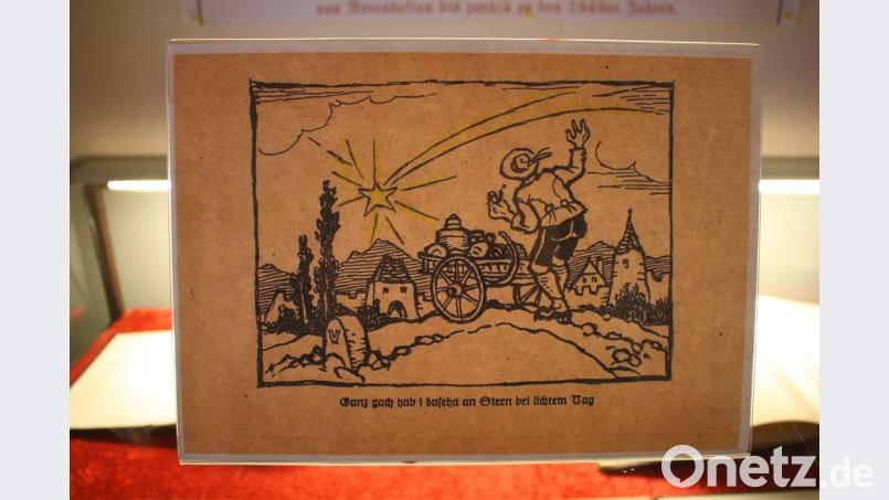 Bethlehem im Salzkammergut: Eher alpenländisch als judäisch kleidete Carl Storch den Hirten, der den Stern über der Krippe entdeckte. Bild: bjp