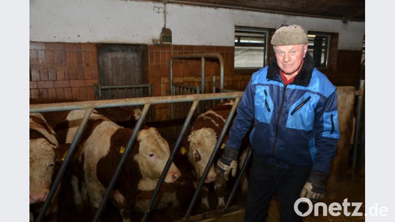 Herbert Bäumler ist trotz seiner 80 Jahre tagtäglich bei der Arbeit auf dem Hof anzutreffen. Seine Söhne wissen das sehr wohl zu schätzen. Bild: dob