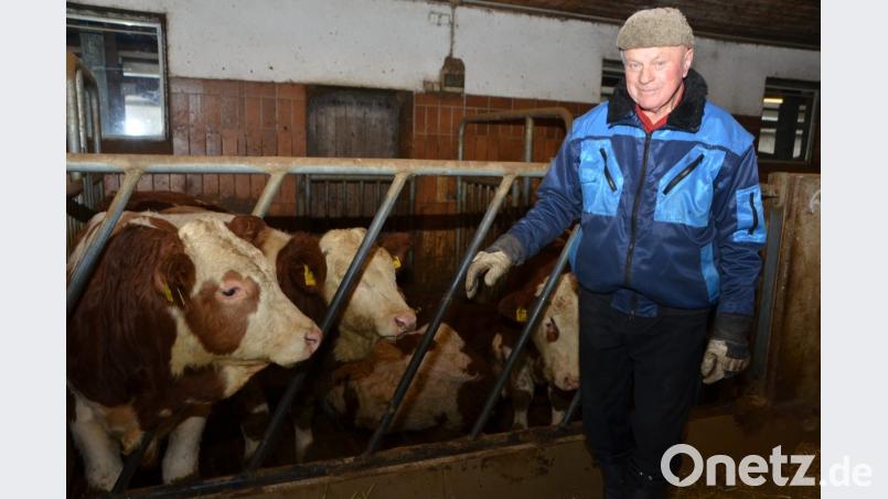 Herbert Bäumler ist trotz seiner 80 Jahre tagtäglich bei der Arbeit auf dem Hof anzutreffen. Bild: dob