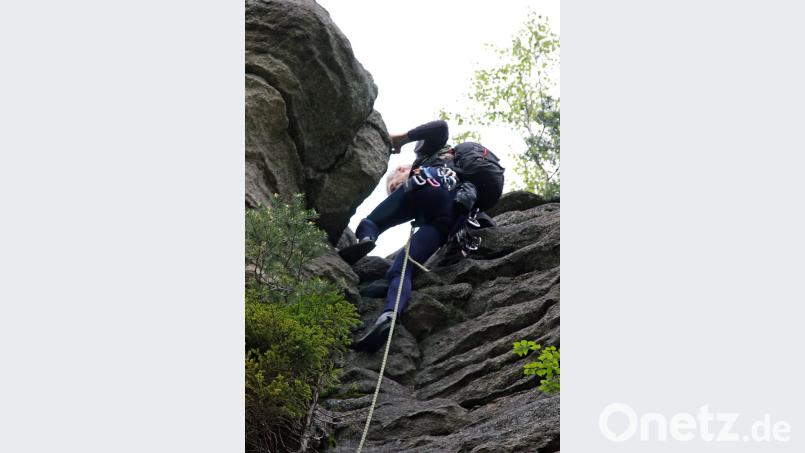 Die letzten Meter des Fichtenwegs – nochmals eine Herausforderung. Bild: Stephan Landgraf