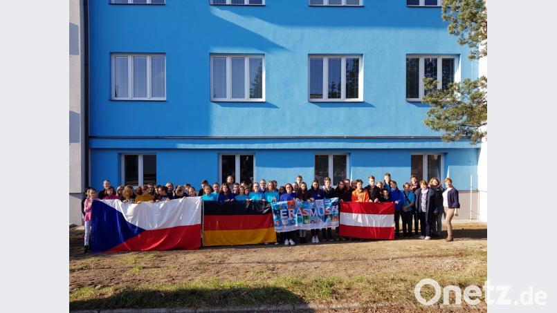 Eine Erinnerungsbild vom Austausch mit tschechischen Jugendlichen. Bild: exb