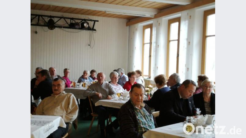 Die Senioren beim gemütlichen Adventsnachmittag Bild: twg