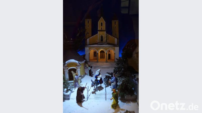 Krippenausstellung: „Neapolitanische Verkündigung“ (Karl Sattler) Bild: wsu