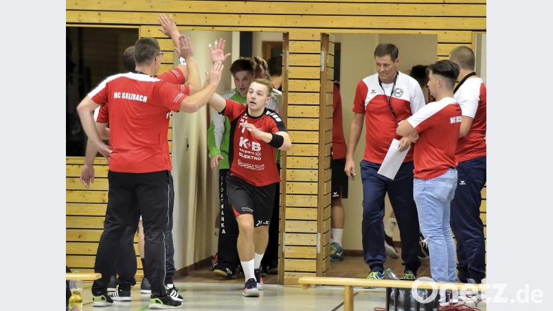 <p>"Auf geht´ s!" Die Sulzbacher Handballer auf dem Weg zum nächsten Sieg.</p>
 Bild: Ziegler