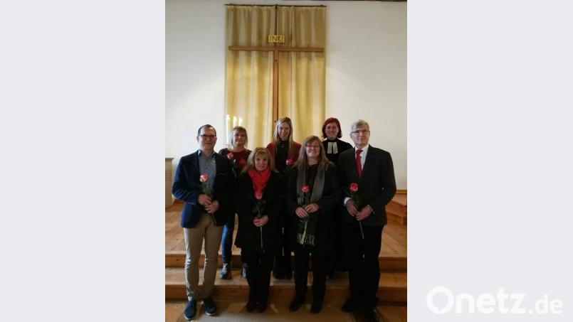 Der Kirchenvorstand der evangelischen Gemeinde ist jetzt ins Amt eingeführt. Bild: exb