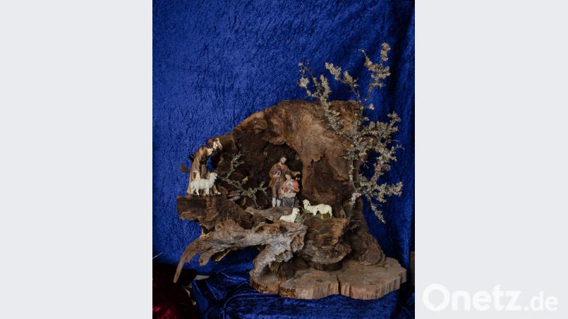 Wurzeln sind auch in Vilseck ein beliebtes Material, um Krippen zu bauen. Bild: Josef Trummer/Krippenfreunde Vilseck