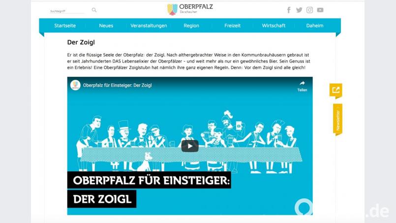 Das Regionalmarketing Oberpfalz wirbt auch für den Zoigl. Bild: Benkhardt