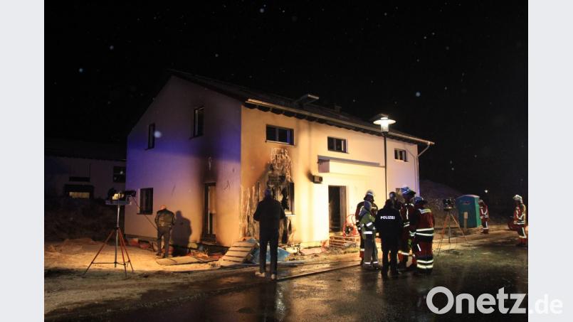 Brand in Sünching. Bild: Alexander Auer