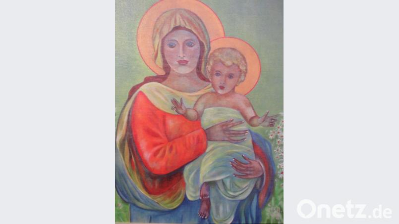 In Serbien wird die Gottesmutter Maria sehr verehrt, besonders an Weihnachten. Diese Ikone von Tom Brankovic wird an Weihnachten im Zimmer aufgestellt. Bild: ubb