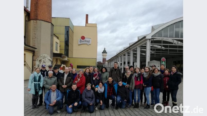 Angekommen in der viertgrößten Stadt Tschechiens stand als erster Tagesordnungspunkt eine Führung durch die Pilsner Urquell Brauerei auf dem Programm. Bild: soj